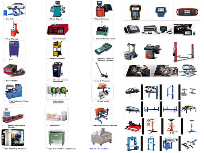 thiết bị garage ô tô và dụng cụ sửa chữa ô tô